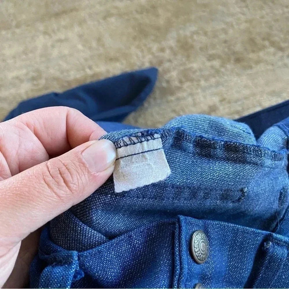 Levi's Vintage Fresh Produce Wide Leg 70's Bell Bottom Jeans Lightweight: 31? - Picture 7 of 15